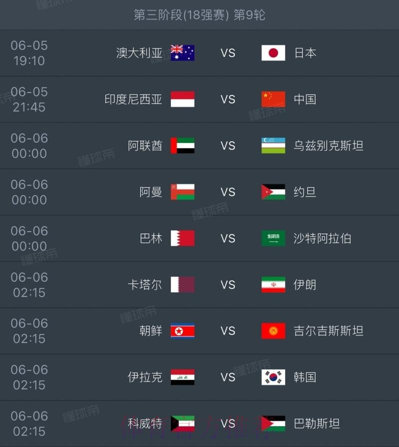 2026世界杯每日赛程 2026世界杯每日赛程